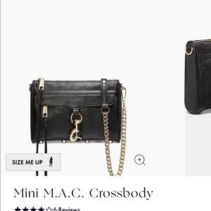 NEW Rebecca Minkoff Mini M.A.C. Crossbody Bag